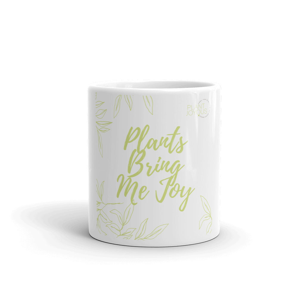 White glossy mug